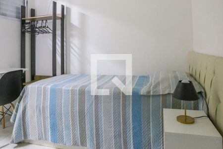 Quarto e Cozinha de kitnet/studio para alugar com 1 quarto, 15m² em Barra Funda, São Paulo
