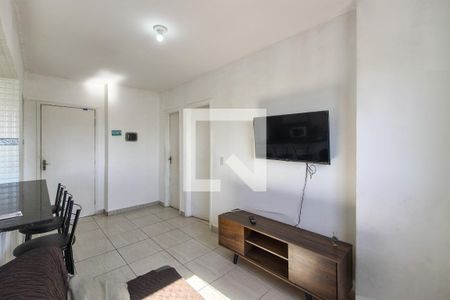 Sala de apartamento para alugar com 1 quarto, 45m² em Vila Tupi, Praia Grande