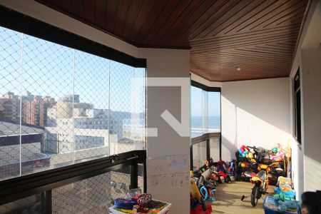 sala vanranda de apartamento para alugar com 5 quartos, 250m² em Guilhermina, Praia Grande