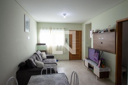 Sala de casa de condomínio à venda com 2 quartos, 75m² em Vila Carmosina, São Paulo