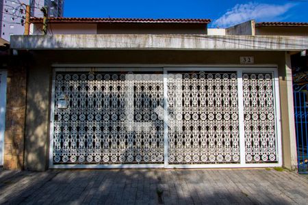 Fachada de casa à venda com 3 quartos, 167m² em Vila Homero Thon, Santo André