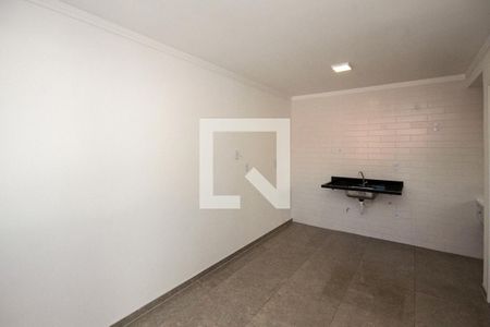 Sala e Cozinha de apartamento para alugar com 1 quarto, 29m² em Quinta da Paineira, São Paulo