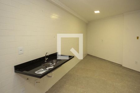Sala e Cozinha de apartamento para alugar com 1 quarto, 35m² em Quinta da Paineira, São Paulo