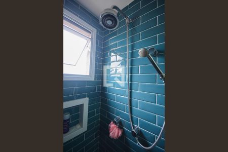 Apartamento à venda com 78m², 2 quartos e 2 vagas Apartamento à venda com 78m², 2 quartos e 2 vagasChuveiro do Banheiro da Suíte 1