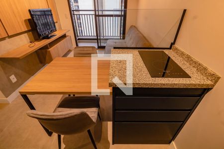 Studio à venda com 29m², 1 quarto e sem vagaCozinha