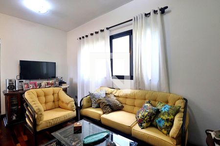 Sala de apartamento à venda com 3 quartos, 74m² em Vila Guiomar, Santo André