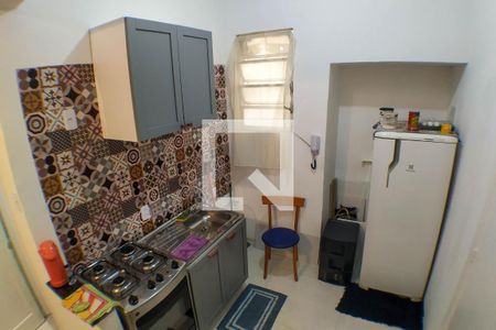 Sala/Cozinha de apartamento à venda com 1 quarto, 28m² em Icaraí, Niterói