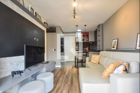 Sala de Estar de apartamento para alugar com 1 quarto, 38m² em Cidade Monções, São Paulo