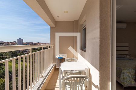 Varanda de kitnet/studio para alugar com 1 quarto, 38m² em Centro, Guarulhos