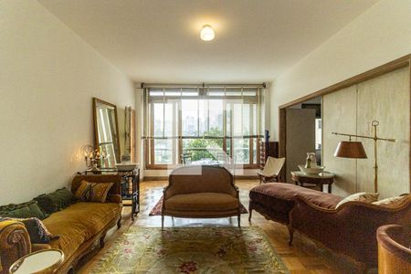 Sala de apartamento à venda com 1 quarto, 100m² em Higienópolis, São Paulo