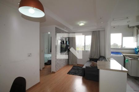 Sala/Cozinha e área de serviço de apartamento à venda com 2 quartos, 49m² em Jardim São Francisco (zona Leste), São Paulo