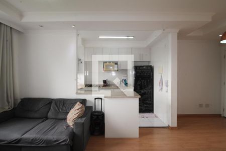 Sala/Cozinha e área de serviço de apartamento à venda com 2 quartos, 49m² em Jardim São Francisco (zona Leste), São Paulo