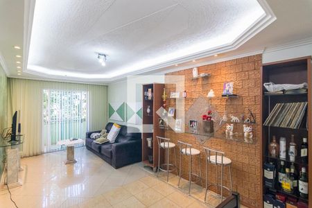 Sala de apartamento à venda com 3 quartos, 104m² em Vila Humaitá, Santo André