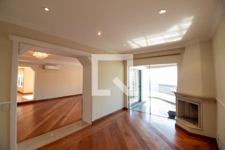 Sala da Lareira de apartamento à venda com 5 quartos, 630m² em Vila Congonhas, São Paulo