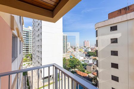 Vista da Varanda da Sala de apartamento à venda com 4 quartos, 140m² em Vila Bastos, Santo André