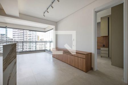 Sala/Cozinha de kitnet/studio para alugar com 1 quarto, 49m² em Pinheiros, São Paulo