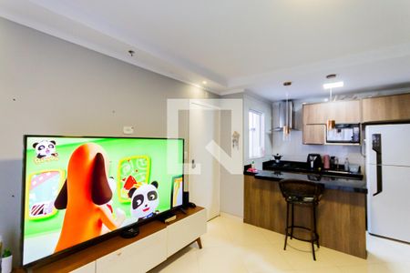 Sala de apartamento à venda com 2 quartos, 145m² em Vila Curuca, Santo André