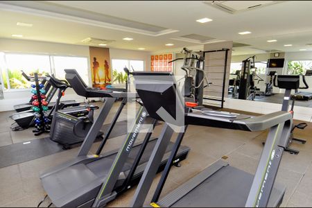 Studio para alugar com 37m², 1 quarto e 1 vaga Studio para alugar com 37m², 1 quarto e 1 vagaAcademia