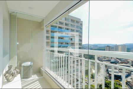 Varanda  de kitnet/studio para alugar com 1 quarto, 37m² em Centro, Guarulhos