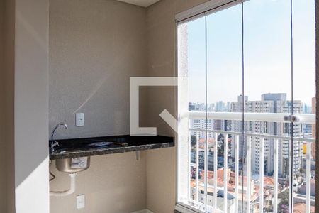 Varanda da Sala de apartamento para alugar com 2 quartos, 54m² em Casa Branca, Santo André