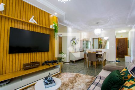 Sala de apartamento à venda com 3 quartos, 115m² em Vila Leopoldina, Santo André
