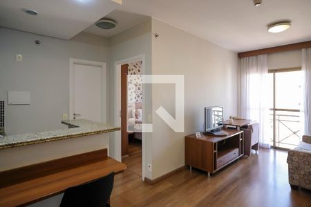 Sala de apartamento para alugar com 1 quarto, 40m² em Santa Paula, São Caetano do Sul