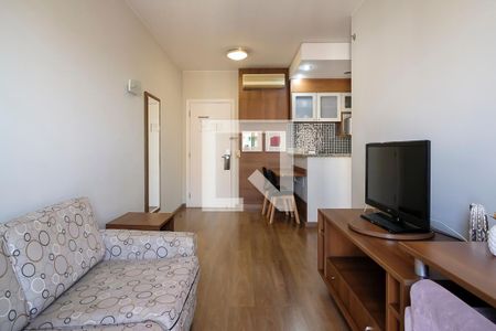 Sala de apartamento para alugar com 1 quarto, 40m² em Santa Paula, São Caetano do Sul