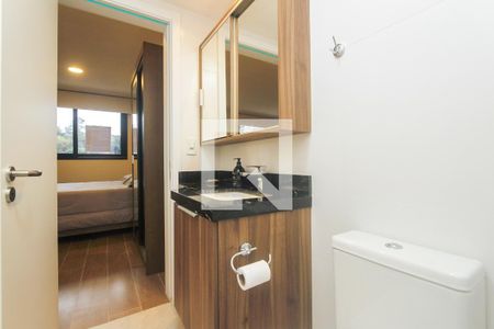 Banheiro suite de apartamento para alugar com 1 quarto, 41m² em Auxiliadora, Porto Alegre