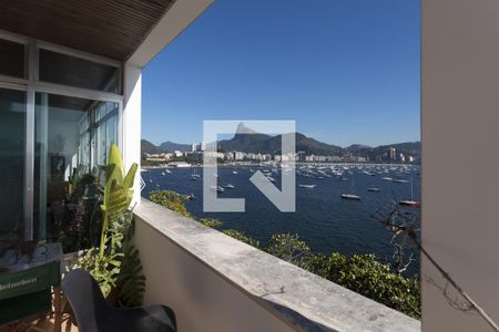 Varanda da Sala de apartamento para alugar com 2 quartos, 160m² em Urca, Rio de Janeiro