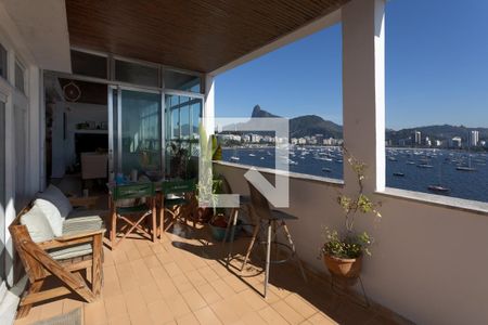 Varanda da Sala de apartamento para alugar com 2 quartos, 160m² em Urca, Rio de Janeiro