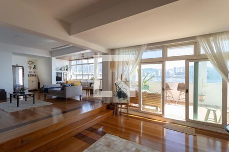 Sala de apartamento para alugar com 2 quartos, 160m² em Urca, Rio de Janeiro