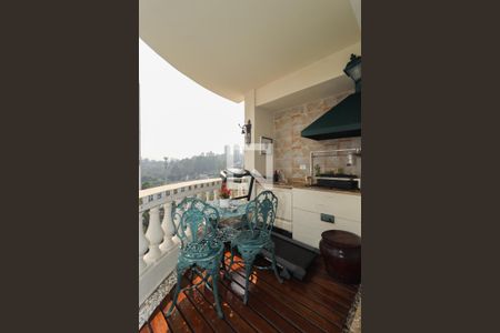 Varanda da Sala de apartamento à venda com 3 quartos, 117m² em Vila Andrade, São Paulo