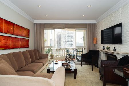 Sala de apartamento à venda com 3 quartos, 117m² em Vila Andrade, São Paulo