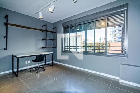 Sala e quarto de apartamento à venda com 1 quarto, 25m² em Farroupilha, Porto Alegre