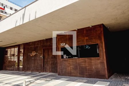 Apartamento à venda com 25m², 1 quarto e 1 vagaFachada e portaria