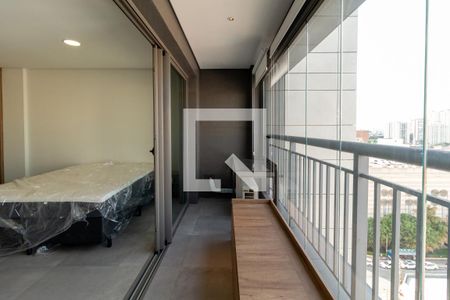 Studio para alugar com 37m², 1 quarto e 1 vagaVaranda