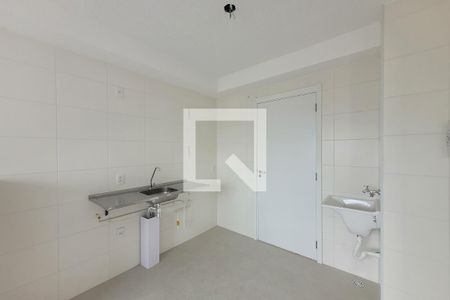 Studio para alugar com 36m², 2 quartos e sem vaga Studio para alugar com 36m², 2 quartos e sem vagaCozinha e Área de Serviço