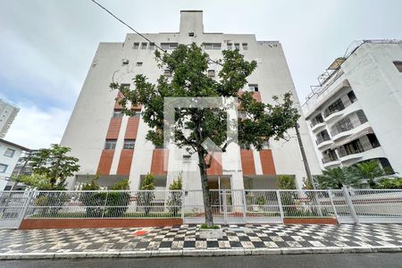 Fachada de apartamento para alugar com 2 quartos, 70m² em Jardim Belmar, Guarujá