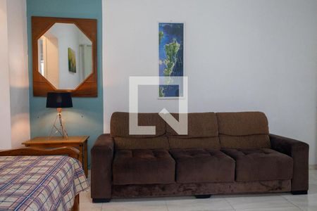 Sala de apartamento para alugar com 1 quarto, 47m² em Canasvieiras, Florianópolis