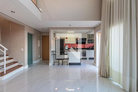 Sala de apartamento à venda com 3 quartos, 134m² em Empresarial 18 do Forte, Barueri