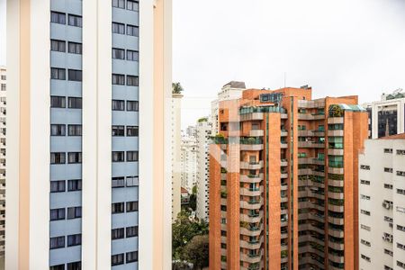 Varanda - Vista de apartamento à venda com 2 quartos, 68m² em Jardim Paulista, São Paulo