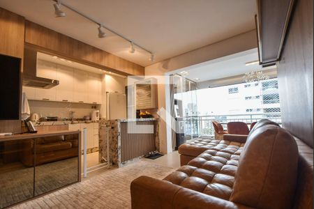 Sala de apartamento para alugar com 2 quartos, 73m² em Cidade Monções, São Paulo