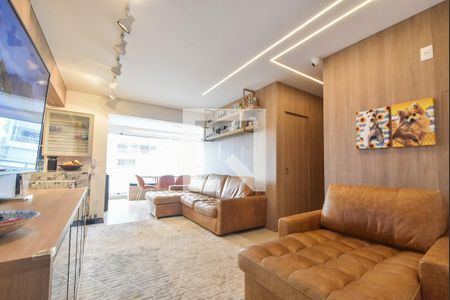 Sala de apartamento para alugar com 2 quartos, 73m² em Cidade Monções, São Paulo