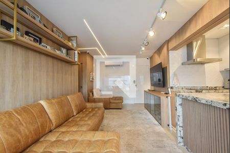 Sala de apartamento para alugar com 2 quartos, 73m² em Cidade Monções, São Paulo