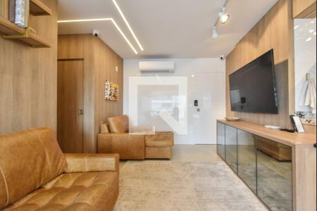 Sala de apartamento para alugar com 2 quartos, 73m² em Cidade Monções, São Paulo