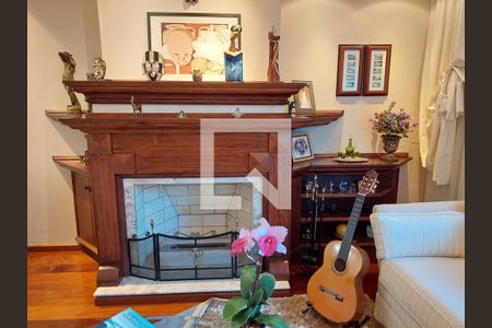 Sala de de Estar de casa à venda com 4 quartos, 430m² em Campo Novo, Porto Alegre