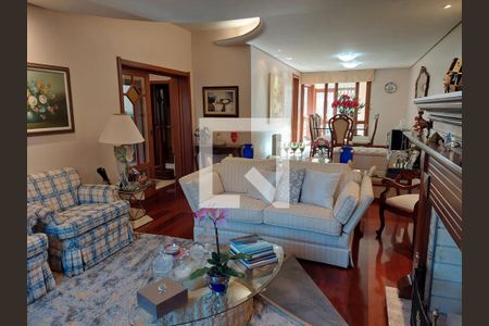 Sala de de Estar de casa à venda com 4 quartos, 430m² em Campo Novo, Porto Alegre