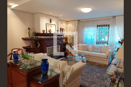 Sala de de Estar de casa à venda com 4 quartos, 430m² em Campo Novo, Porto Alegre