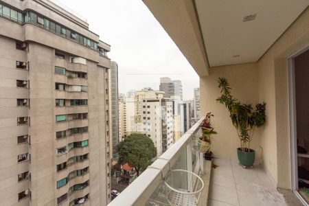 Varanda de apartamento à venda com 3 quartos, 145m² em Moema, São Paulo