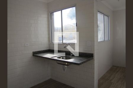 Sala/Cozinha de apartamento para alugar com 1 quarto, 35m² em Vila Guilhermina, São Paulo